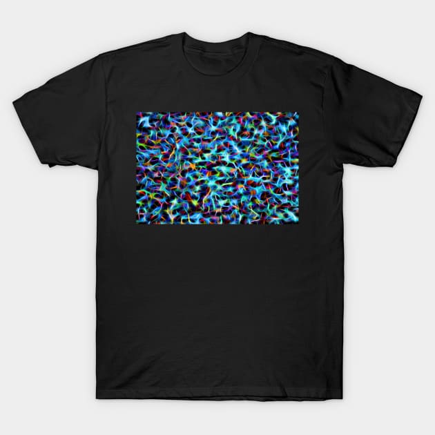 Neon Effect Background T-Shirt by Russell102